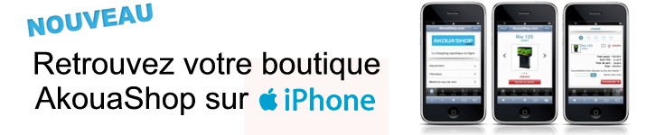 Votre boutique d'aquariophilie sur iPhone